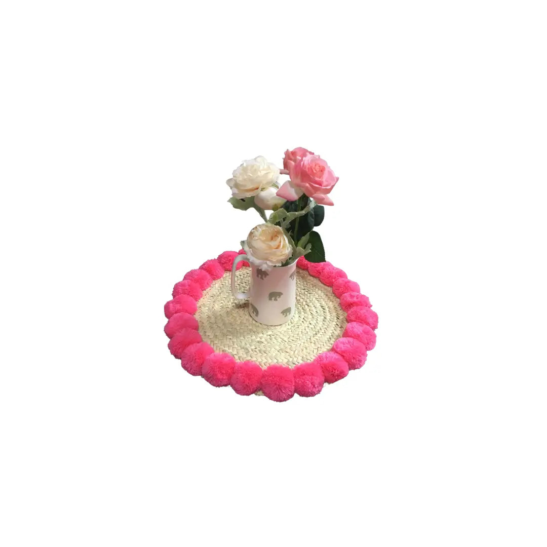 Pom Pom Table Mat - Aurina Ltd