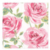 Caspari Paper Napkins - Bella Rosa - Aurina Ltd