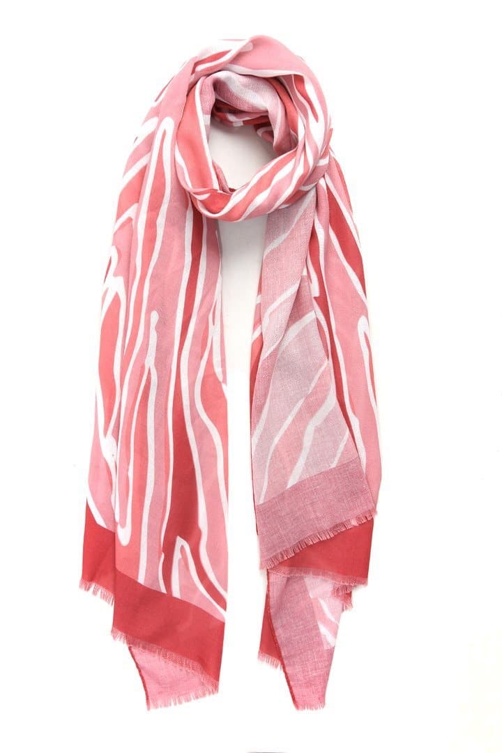 Colourful Abstract Scarf - Aurina Ltd