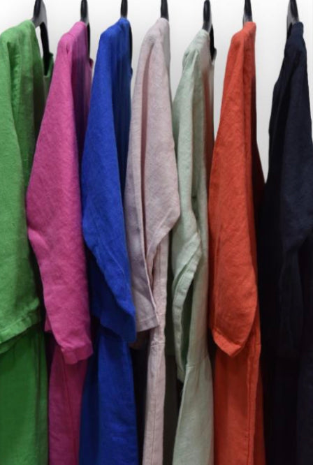 Suzie Tiered Linen Dress