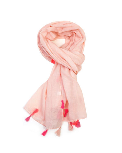Neon Tassel Scarf - Aurina Ltd