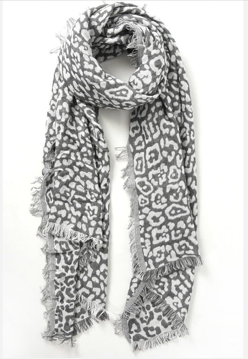 Chunky Zebra Print Scarf - Aurina Ltd