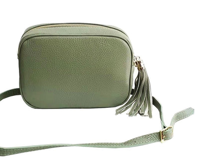 Leather Tasseled Camera Bag - Aurina Ltd