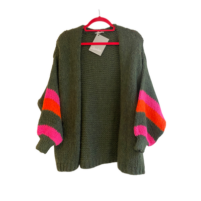 Elena Striped Cardigan