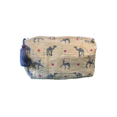 Large Quilted Meredith Pouch - Aurina Ltd