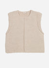 Willow Gilet Style Cardigan - Ecru