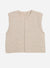 Willow Gilet Style Cardigan - Ecru