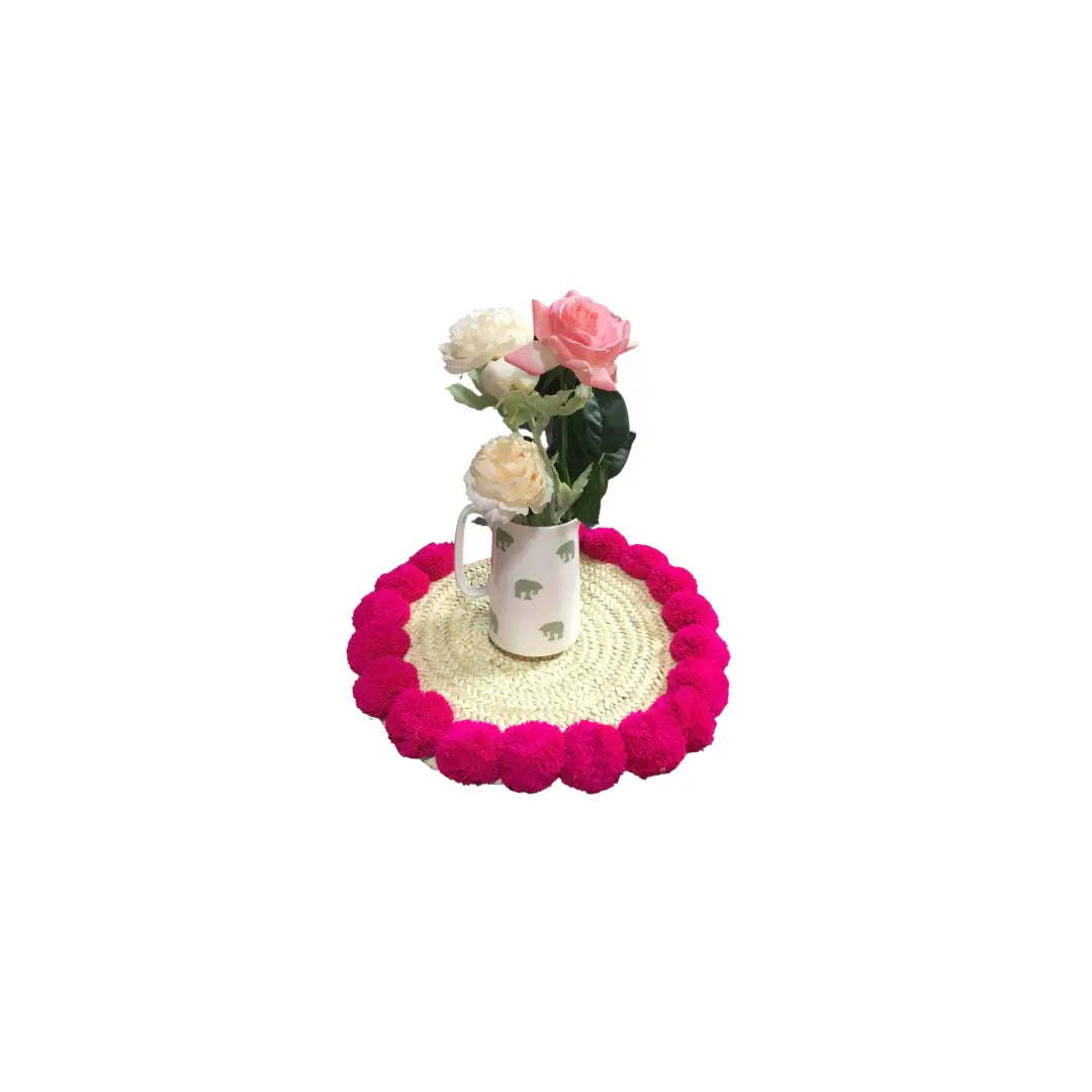 Pom Pom Table Mat - Aurina Ltd