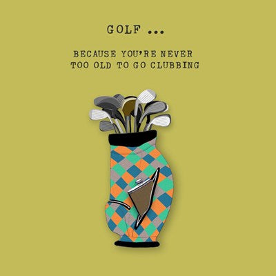 Golf, Clubbing Card