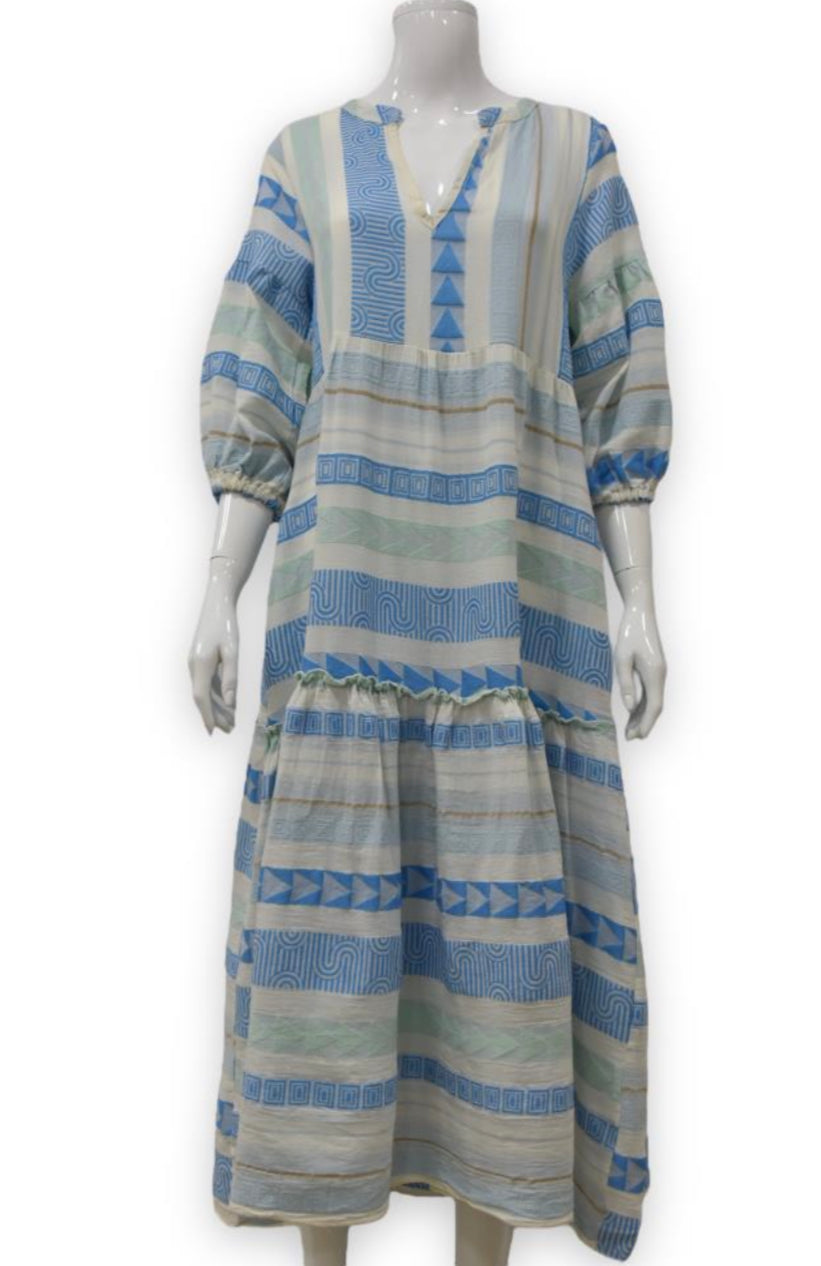 Meghan Boho Midi Dress