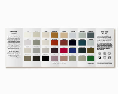 Annie Sloan Wall Paint Colour Card - Aurina Ltd