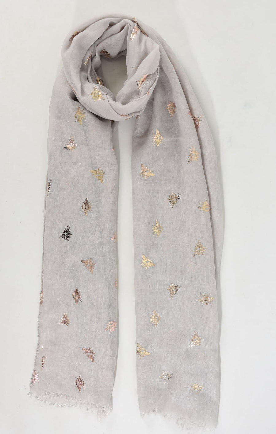 Bumble Foil Print Scarf - Aurina Ltd