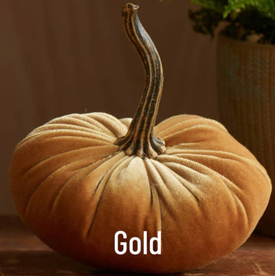 Small Velvet Pumpkin