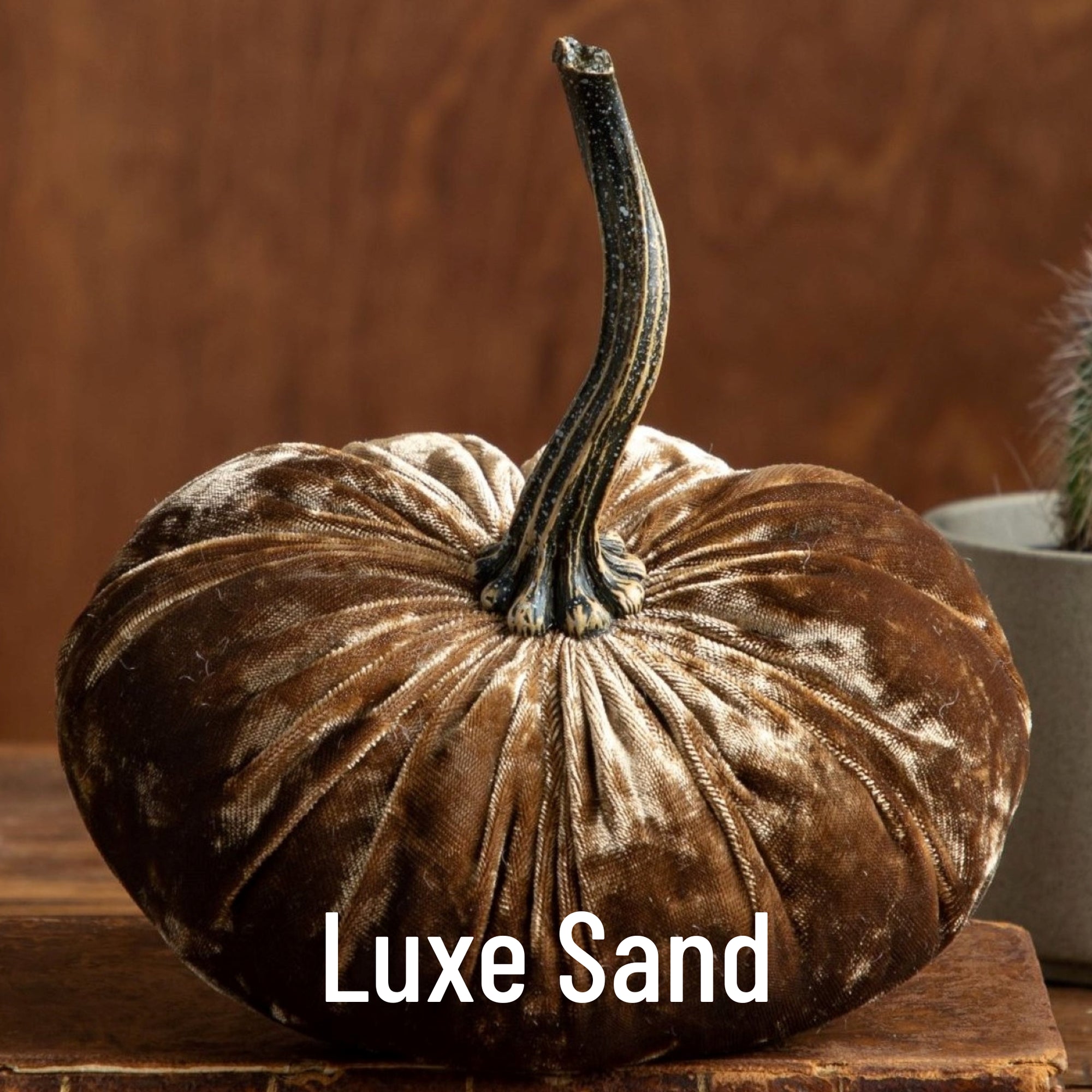 Extra Large Velvet Pumpkin
