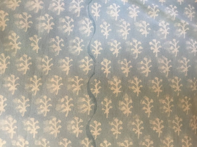 Pale Blue Manni Cotton Table Cloth - Aurina Ltd