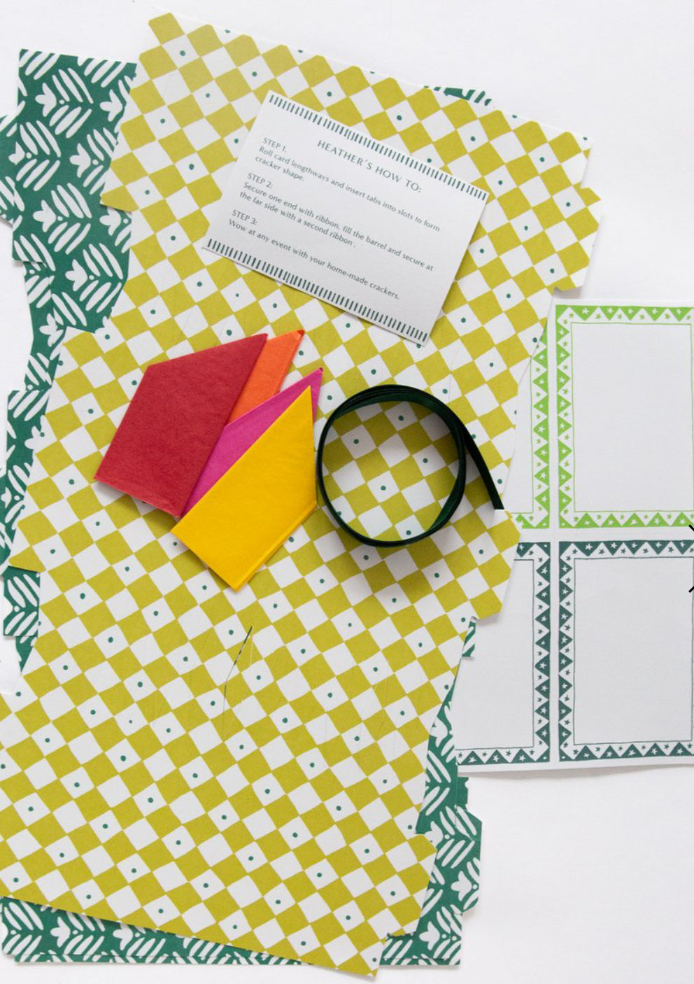 Make Your Own Cracker Kit Green