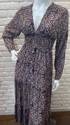 Mia Maxi Dress - Black and Brights