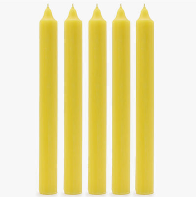 Daffodil Yellow Taper Dinner Candle