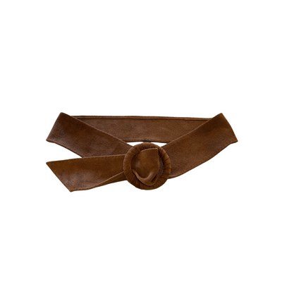 Suede Buckle Belt