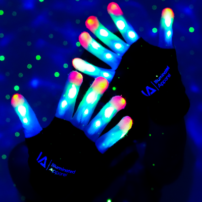 LED Children’s Light Up Gloves - Aurina Ltd