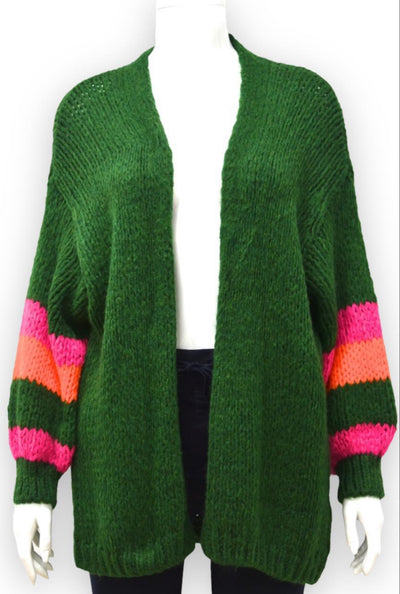Elena Striped Cardigan