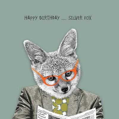 Silver Fox Card - Aurina Ltd