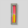 Dip Dye Neon Sunshine Club Dinner Candle