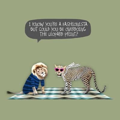 Fashionista Card - Aurina Ltd