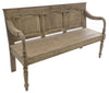 Vintage Bench with Back - Aurina Ltd