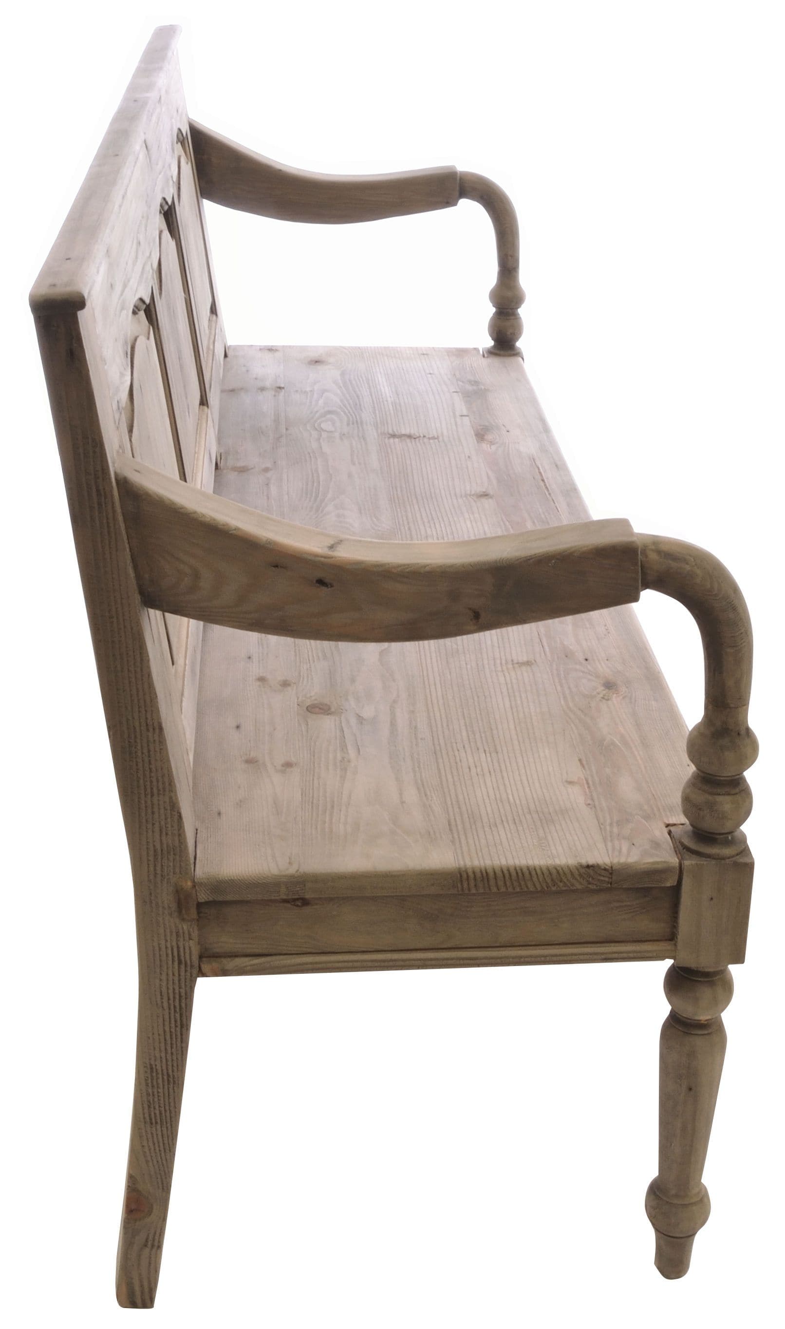 Vintage Bench with Back Aurina Ltd