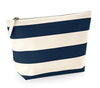 Nautical Stripe Canvas Tote Bag & Cosmetic Bag with Personalisation - Aurina Ltd