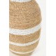 Striped Woven Urn Basket - Aurina Ltd